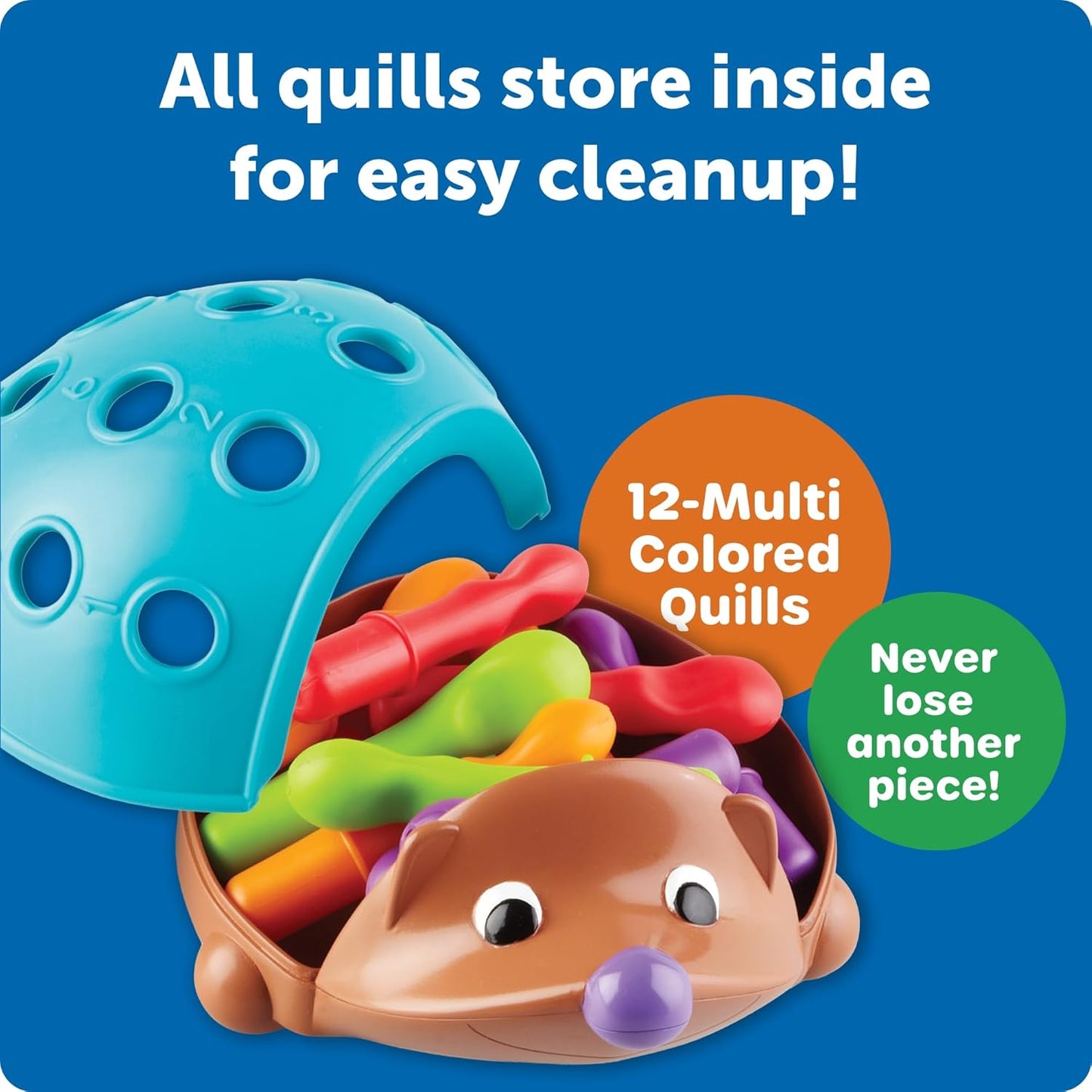 Spike the Fine Motor Hedgehog - Toddler Montessori Toys, Stacking Shape, Gifts for Boys and Girls, Sorting and Matching Skill Activities, Educational Games, Kindergarten