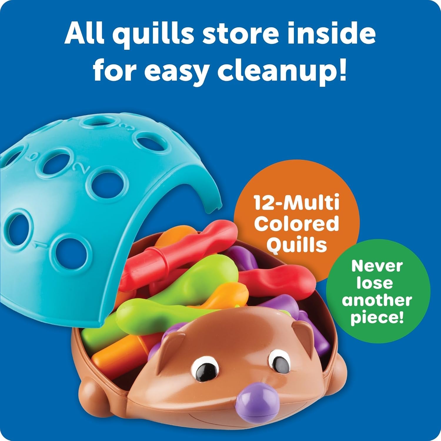 Spike the Fine Motor Hedgehog - Toddler Montessori Toys, Stacking Shape, Gifts for Boys and Girls, Sorting and Matching Skill Activities, Educational Games, Kindergarten